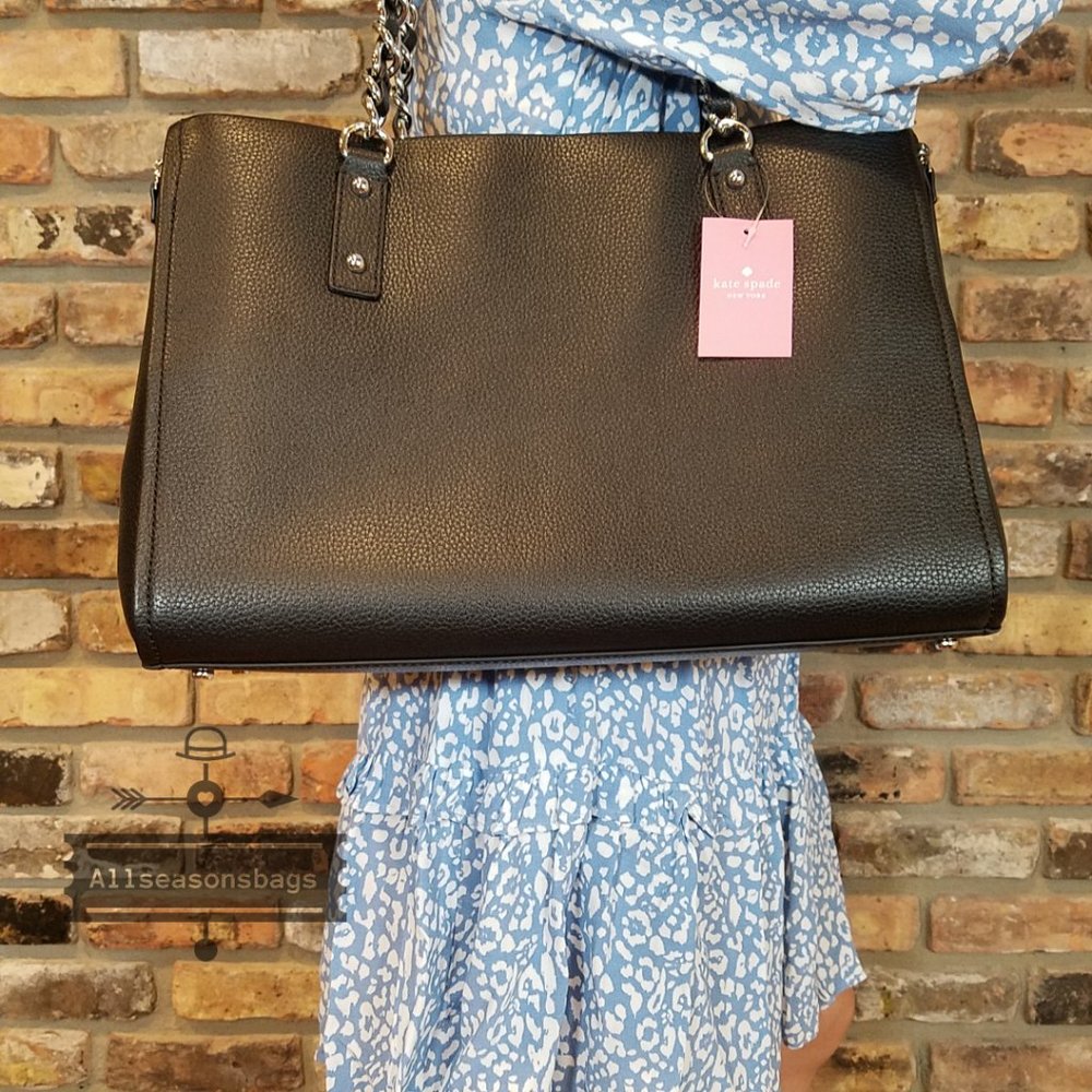 KATE SPADE Andee Leather Cobble Hill Tote Black - Picture 4 of 14